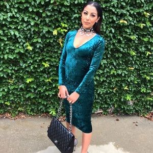 Fashion Nova Velvet Dress